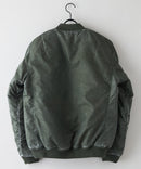 【UNIIT/ユニット】 ヴィンテージライクナイロン オーバーサイズMA-1 古着加工