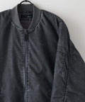 【UNIIT/ユニット】 ヴィンテージライクナイロン オーバーサイズMA-1 古着加工