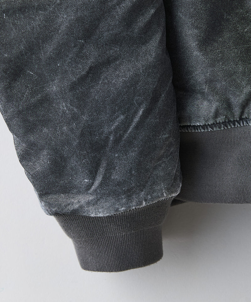 【UNIIT/ユニット】ヴィンテージナイロンN-2B オーバーサイズ 古着加工 衿ファー