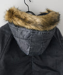 【UNIIT/ユニット】ヴィンテージナイロンN-2B オーバーサイズ 古着加工 衿ファー