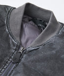 【UNIIT/ユニット】 ヴィンテージライクナイロン オーバーサイズMA-1 古着加工