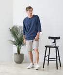 【BLUE STANDARD/ブルースタンダード】【遮熱＆UVカット＆接触冷感の高機能パンツ】スーパーストレッチショートパンツ ストレッチ 軽量 イージーケア 毛玉レス
