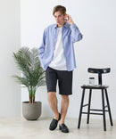 【BLUE STANDARD/ブルースタンダード】【遮熱＆UVカット＆接触冷感の高機能パンツ】スーパーストレッチショートパンツ ストレッチ 軽量 イージーケア 毛玉レス