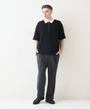 接触冷感COOLスムースジップポロ【BLUE STANDARD/ブルースタンダード】