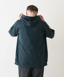 接触冷感 COOLスムース5分袖パーカー 【BLUE STANDARD/ブルースタンダード】