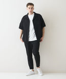 快適メッシュ素材 エアースルーテックオープンシャツ【BLUE STANDARD/ブルースタンダード】