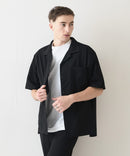 快適メッシュ素材 エアースルーテックオープンシャツ【BLUE STANDARD/ブルースタンダード】