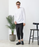 【BLUE STANDARD/ブルースタンダード】【遮熱・UVカット・接触冷感の高機能パンツ】快適スーパーストレッチ7分丈パンツ 軽量 イージーケア 毛玉レス クロップドパンツ