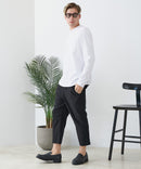 【BLUE STANDARD/ブルースタンダード】【遮熱・UVカット・接触冷感の高機能パンツ】快適スーパーストレッチ7分丈パンツ 軽量 イージーケア 毛玉レス クロップドパンツ