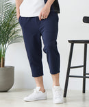 【BLUE STANDARD/ブルースタンダード】ドライリップル クロップドパンツ 7分丈 吸水速乾 ストレッチ イージーケア さらさら快適
