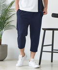 【BLUE STANDARD/ブルースタンダード】ドライリップル クロップドパンツ 7分丈 吸水速乾 ストレッチ イージーケア さらさら快適