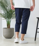 【BLUE STANDARD/ブルースタンダード】ドライリップル クロップドパンツ 7分丈 吸水速乾 ストレッチ イージーケア さらさら快適