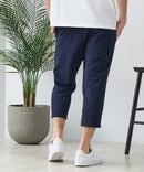 【BLUE STANDARD/ブルースタンダード】ドライリップル クロップドパンツ 7分丈 吸水速乾 ストレッチ イージーケア さらさら快適
