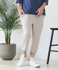 【BLUE STANDARD/ブルースタンダード】ドライリップル クロップドパンツ 7分丈 吸水速乾 ストレッチ イージーケア さらさら快適