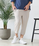 【BLUE STANDARD/ブルースタンダード】ドライリップル クロップドパンツ 7分丈 吸水速乾 ストレッチ イージーケア さらさら快適
