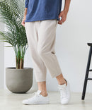 【BLUE STANDARD/ブルースタンダード】ドライリップル クロップドパンツ 7分丈 吸水速乾 ストレッチ イージーケア さらさら快適
