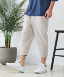 【BLUE STANDARD/ブルースタンダード】ドライリップル クロップドパンツ 7分丈 吸水速乾 ストレッチ イージーケア さらさら快適