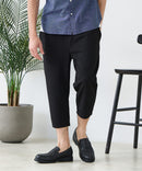 【BLUE STANDARD/ブルースタンダード】ドライリップル クロップドパンツ 7分丈 吸水速乾 ストレッチ イージーケア さらさら快適