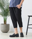 【BLUE STANDARD/ブルースタンダード】ドライリップル クロップドパンツ 7分丈 吸水速乾 ストレッチ イージーケア さらさら快適