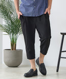 【BLUE STANDARD/ブルースタンダード】ドライリップル クロップドパンツ 7分丈 吸水速乾 ストレッチ イージーケア さらさら快適