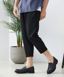 【BLUE STANDARD/ブルースタンダード】ドライリップル クロップドパンツ 7分丈 吸水速乾 ストレッチ イージーケア さらさら快適