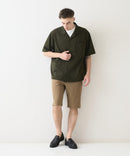 快適メッシュ素材 エアースルーテックオープンシャツ【BLUE STANDARD/ブルースタンダード】