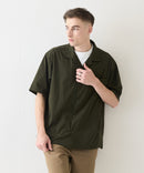 快適メッシュ素材 エアースルーテックオープンシャツ【BLUE STANDARD/ブルースタンダード】