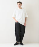 接触冷感 COOLスムース フェイクレイヤード フットボール切り替えリラックスフィットTシャツ  BLUE STANDARD