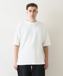 接触冷感 COOLスムース フェイクレイヤード フットボール切り替えリラックスフィットTシャツ  BLUE STANDARD