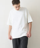 接触冷感 COOLスムース フェイクレイヤード フットボール切り替えリラックスフィットTシャツ  BLUE STANDARD