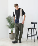 【BLUE STANDARD/ブルースタンダード】ドライリップル 切り替えデザインTシャツ 吸水速乾 ストレッチ イージーケア さらさら快適 カットソー