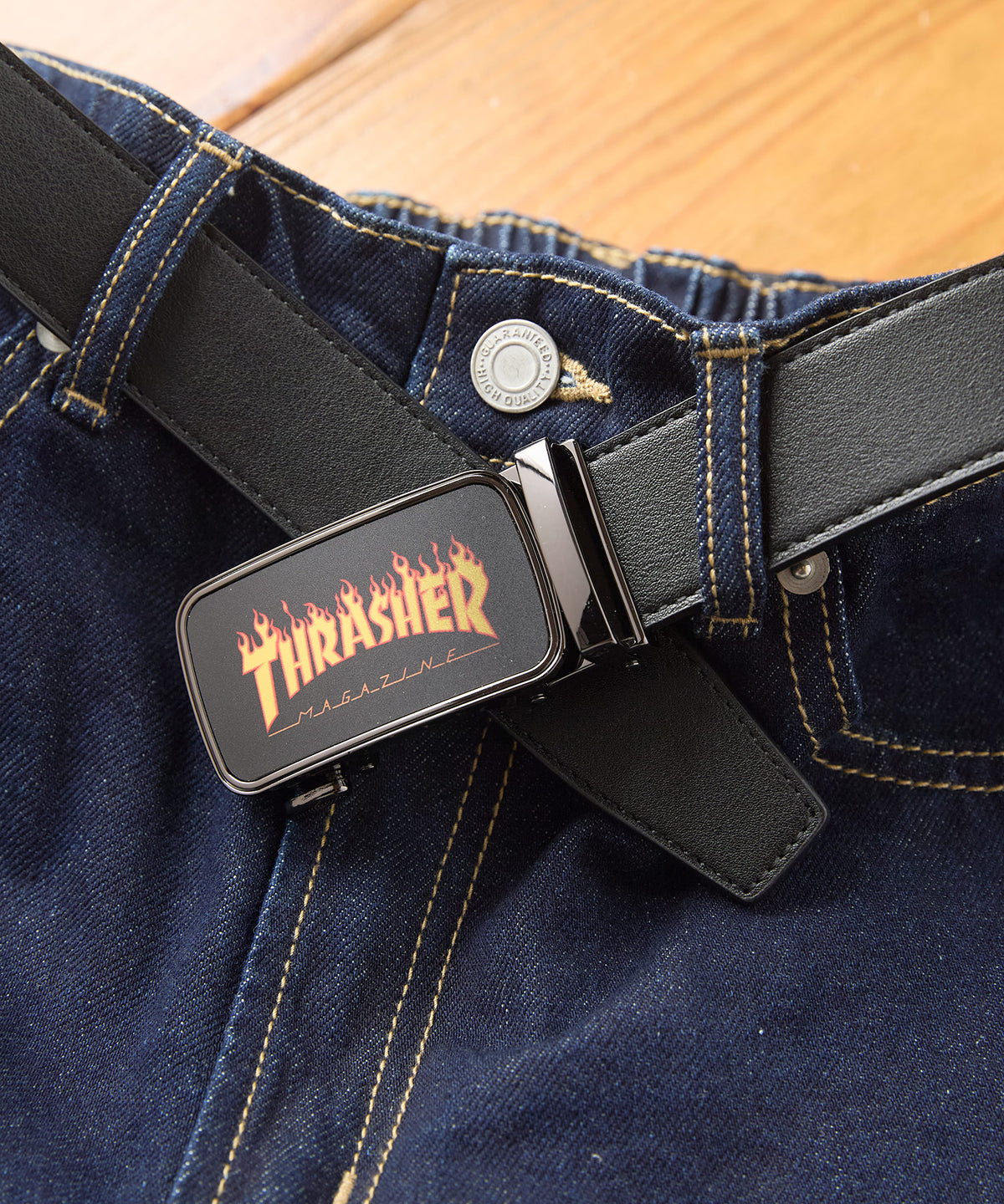 THRASHER/スラッシャー】ロゴバックルベルト