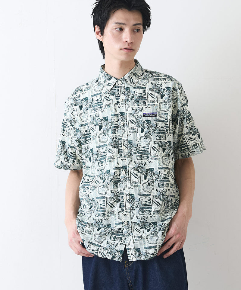ライトリップル 総柄シャツ RAGGED MOUNTAIN