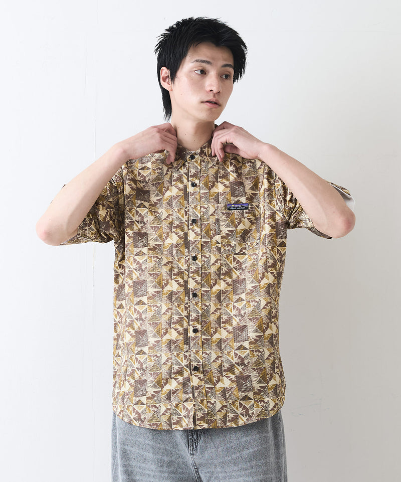 ライトリップル 総柄シャツ RAGGED MOUNTAIN