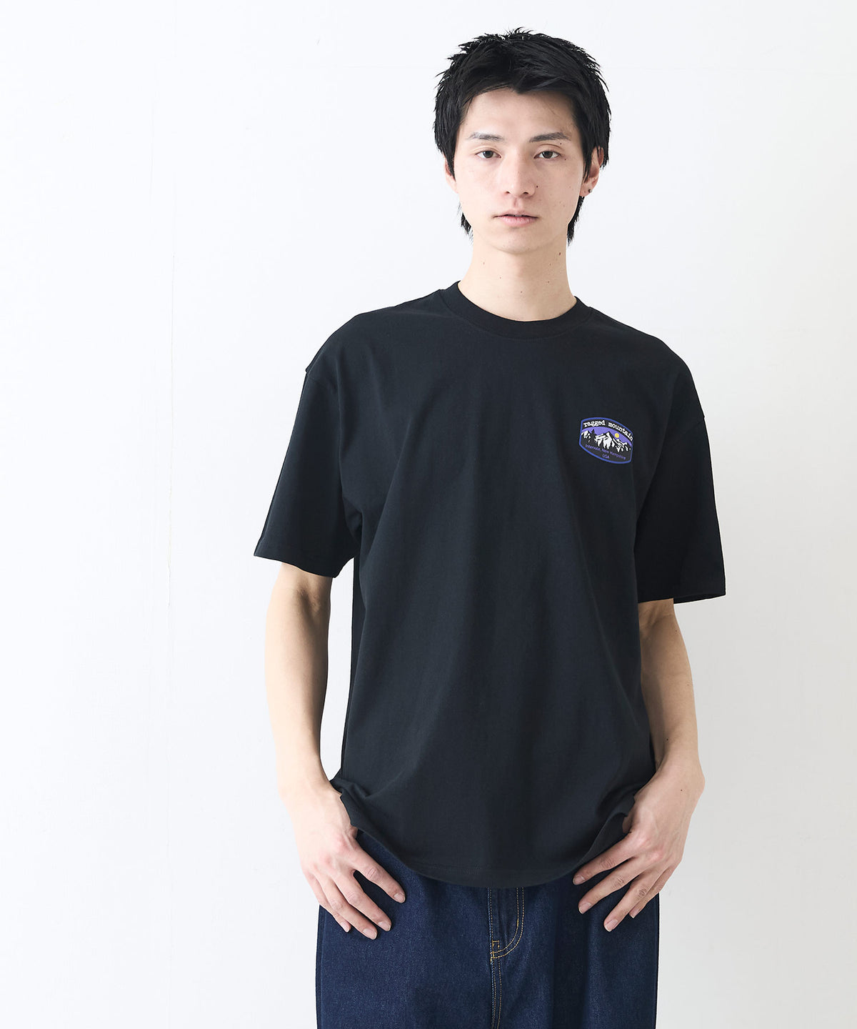 RAGGED MOUNTAIN：ラギットマウンテン】ワンポイントロゴTシャツ 半袖