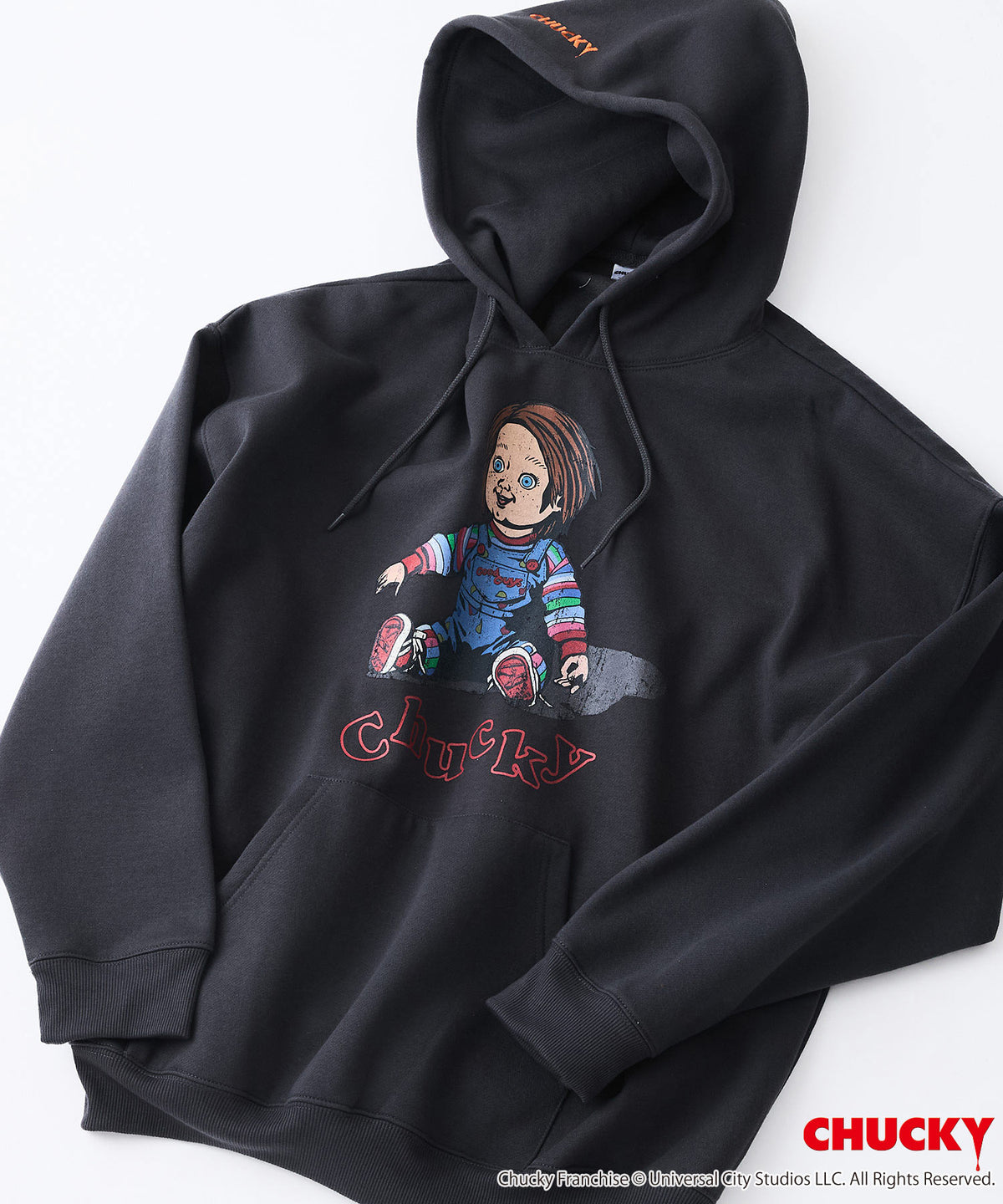 CHUCKY/チャッキー】オリジナルデザイン 裏起毛パーカー フーディー