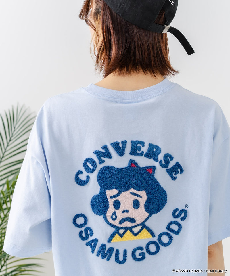 CONVERSE/コンバース】CONVERSE×OSAMUGOODS 天竺 BETTY サガラ刺繍Tシャツ