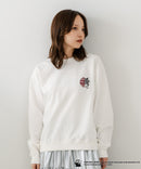 【CONVERSE/コンバース】×【TOM AND JERRY/トムとジェリー】オーバーサイズ プリント スウェットトレーナー