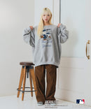 【PEANUTS×MLB】オリジナルデザイン 裏起毛トレーナー ヤンキース ドジャース カブス キャラクター