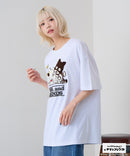 【タマ＆フレンズ～うちのタマ知りませんか？】オリジナルデザインTシャツ バイキンくん 刺繍 ドロップショルダー ユニセックス