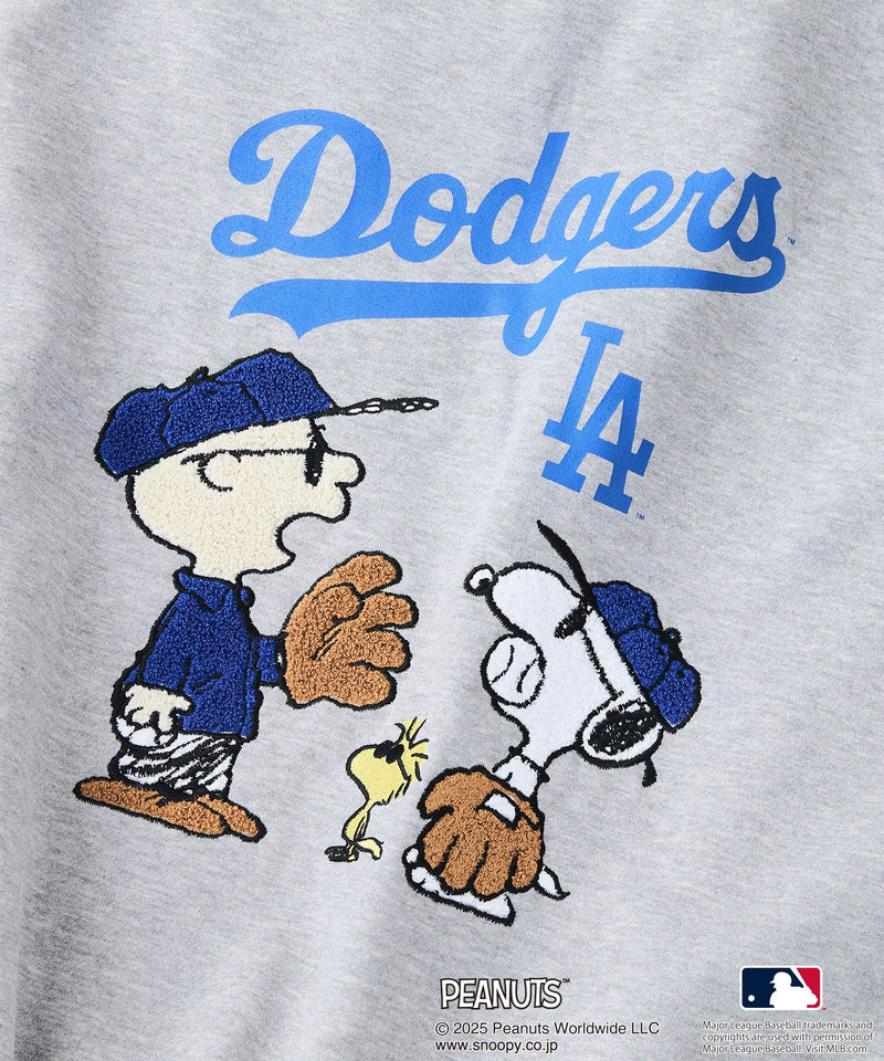 【PEANUTS×MLB】オリジナルデザイン フルジップパーカー ヤンキース ドジャース カブス キャラクター