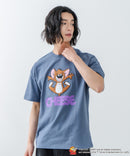 新柄追加！！【TOM AND JERRY/トムとジェリー】オリジナルデザイン 刺繍 Tシャツ ジェリー タフィー ドロップショルダー ビッグシルエット ユニセックス キャラクター