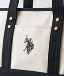 【U.S. POLO ASSN./ユーエスポロアッスン】リバイバルトート Sサイズ ミニトート キャンバス ロゴトートバッグ USPA-1862 ❘ジーンズメイト公式オンラインショップ