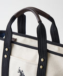 【U.S. POLO ASSN./ユーエスポロアッスン】リバイバルトート Sサイズ ミニトート キャンバス ロゴトートバッグ USPA-1862 ❘ジーンズメイト公式オンラインショップ