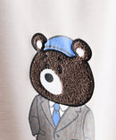 【BLUE STANDARD/ブルースタンダード】パフィースウェット 部分刺繍クルーネック トレーナー ストレッチ 春服 ❘ジーンズメイト公式オンラインショップ