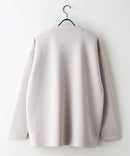 【BLUE STANDARD/ブルースタンダード】パフィースウェット 部分刺繍クルーネック トレーナー ストレッチ 春服 ❘ジーンズメイト公式オンラインショップ