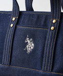 【U.S. POLO ASSN./ユーエスポロアッスン】リバイバルトート Sサイズ ミニトート キャンバス ロゴトートバッグ USPA-1862 ❘ジーンズメイト公式オンラインショップ