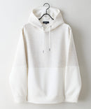 【BLUE STANDARD/ブルースタンダード】パフィースウェット バイカラー プルオーバーパーカー フーディー ストレッチ 春服