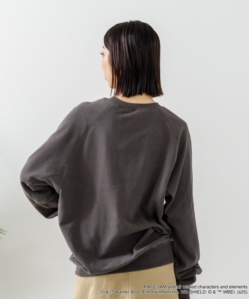 【DISCUS ATHLETIC×LOONEY TUNES】スペース・ジャム キャラクタープリントスウェットトレーナー メンズ レディース ユニセックス