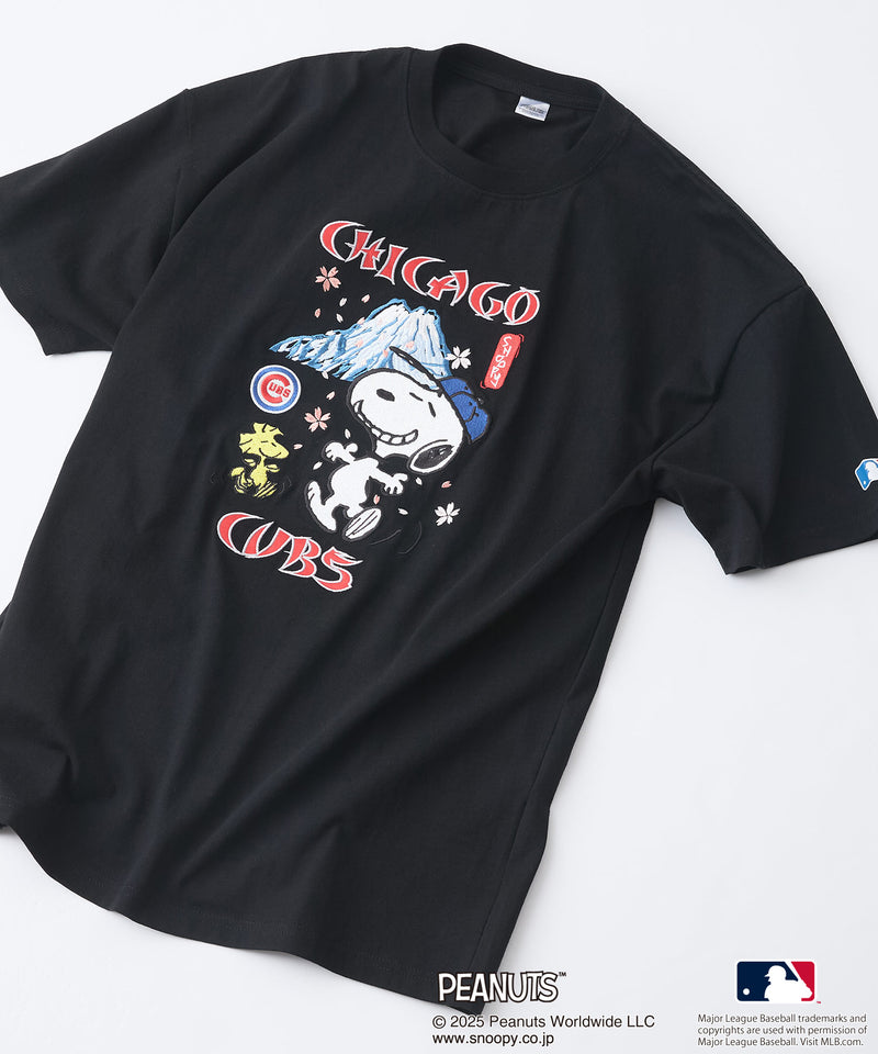 【PEANUTS×MLB】オリジナルデザイン 和柄Ｔシャツ ドジャース ヤンキース カブス スーベニア